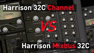 Harrison 32C Channel VS Mixbus 32C Full Song Demo [upl. by Domela]