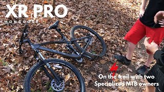 Mongoose XRPro vs Specialized MTB owners  on the trail [upl. by Ettenoj685]