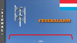 Sirenensignal quotFeueralarmquot Luxemburg  EPS 500 [upl. by Kavanagh]