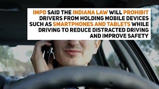 Hands free Indiana law goes into effect July 1 [upl. by Ennairda]