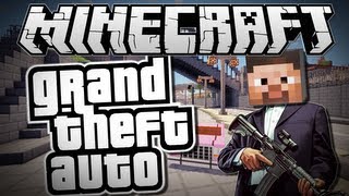 Minecraft  GRAND THEFT AUTO GTA  Mods Showcase [upl. by Kiley177]