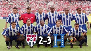 USA 2 vs Honduras 3 RESUMEN 912001 WCQ2002 [upl. by Nnahoj751]