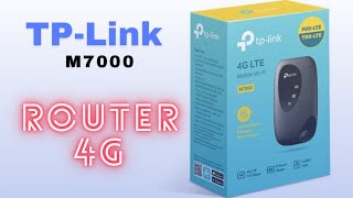 Router WiFi 4G Móvil TPLink M7000  Conexión Rápida y Segura hasta 10 Dispositivos [upl. by Hussar]