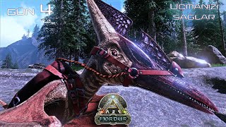 Pteranodon Evcilleştirme  ARK SE  Fjordur  PRIMAL FEAR MODU  Türkçe  Gün 4 [upl. by Nevile350]