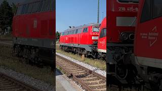 Sanfte Ausfahrt in Schwandorf 218 415 mit RE2 nach Hof Hbf br218 deutschebahn trainspotting [upl. by Booma271]