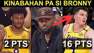 Lebron NAPATAYO sa Tindi ni Knecht Bronny KINABAHAN pa 2 PTS [upl. by Mall]