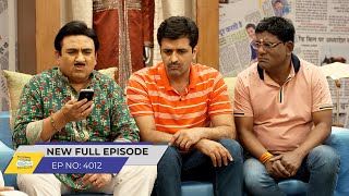 FULL EPISODE 4012  Taarak Mehta Ka Ooltah Chashmah  NEW Episodes  तारक मेहता का उल्टा चश्मा [upl. by Lucias]