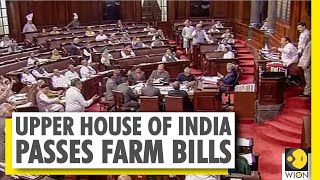 Indian Parliament passed two agriculture related bills amid ruckus by opposition  Farm Bills 2020 [upl. by Pliner554]