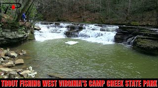 Trout Fishing West Virginias Camp Creek State Park [upl. by Lelith320]