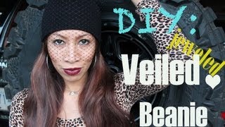 Jill Sanders inspired Veiled Beanie with jewels [upl. by Gae192]