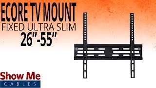 How To Install The Ultra Slim TV Mount For TVs Between 26quot To 55quot 17515001 [upl. by Winnick841]