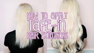 How to Convert Your Tape In Hair Extensions into Clip In Extensions [upl. by Aivatra]