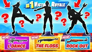 RARE EMOTES  LEGENDARY WEAPONS in Fortnite [upl. by Stephani]