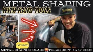 METAL SHAPING with ONLY Hand Tools STEP BY STEP How To Make Compound Curves EASIER THAN YOU THINK [upl. by Stoll617]