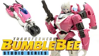 Transformers Studio Series Deluxe Class ARCEE Bumblebee Movie Review [upl. by Dumanian]