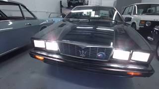 1984 Maserati Biturbo test drive FOR SALE at Modern Classics [upl. by Gambrill]