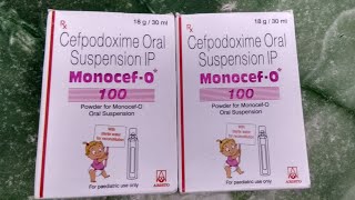 Monocef 100 Dry Syrup usesbenifits pricefull review hindi [upl. by Thorrlow694]