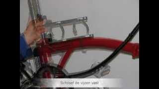 Brompton met een Crystalyte kit montage [upl. by Odnalro]