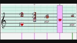 Haddaway  What is Love  Mario Paint Composer [upl. by Anwahsad477]