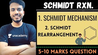 Schmidt rearrangement  Schmidt rearrangement reaction mechanism  schmidt reaction sgsir [upl. by Gardal]