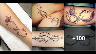 Los 50 Mejores Tatuajes de Amor Infinito 🖤💞❤️ [upl. by Neerol841]