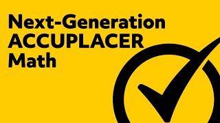 Free NextGeneration ACCUPLACER Math Study Guide [upl. by Lillith129]