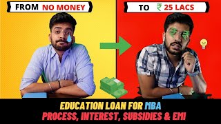 Education LOAN for IIMs 💰 Hidden Secret 😱 Loan Process [upl. by Aenad]