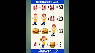 Brain Booster Puzzle reasoning maths series Best reasoning questions sscsscgd ssccgl shorts [upl. by Togram]