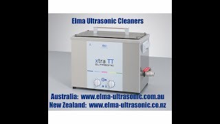 Elmasonic xtra TT series industrial bench top ultrasonic cleaners AUS NZL [upl. by Adle]