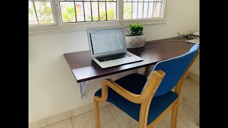 DIY Foldable Studytableworkstation in just ₹1000 [upl. by Yasdnyl247]