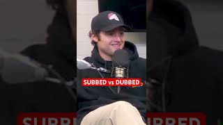 Subbed vs Dubbed Hot Take [upl. by Pierce]