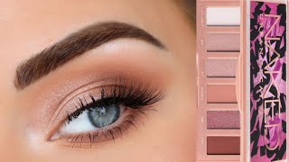 Neutral Eyeshadow Tutorial for Beginners  Using Only 3 Brushes  Urban Decay Naked Sin Palette [upl. by Yeknarf]