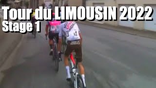 Tour du Limousin 2022  Stage 1  VerneuilsurVienne  La Souterraine 1764km Cyclisme sur route [upl. by Ri66]