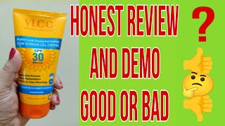 vlcc sunscreen honest review and demo ll kiran ke vlogs [upl. by Hennessey395]