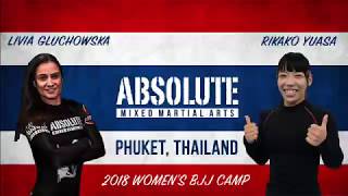 Absolute MMA Thailand Liv amp Rikako Womens BJJ Camp [upl. by Alyal808]