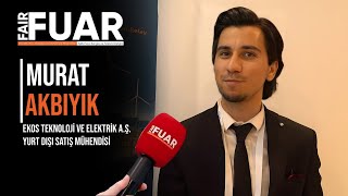 Fuar Dergisi TVICCI 2023Ekos Teknoloji ve Elektrik AŞ Yurt Dışı Satış Mühendisi Murat Akbıyık [upl. by Minsat]