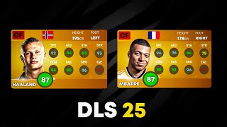 DLS 25  Top 30 Best Players In Dream League Soccer 2025 🔥😱 [upl. by Jere]