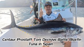 Centaur Anglers Choice team Decisive Battle Bluefin Tuna in Morocco [upl. by Nommad]