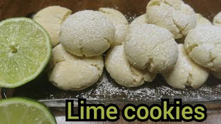 Lime Cookies Recipe  MeltinYourMouth Lime Cookies [upl. by Sedberry]