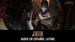 Jhin  Voz en español latino League of Legends [upl. by Neehar678]