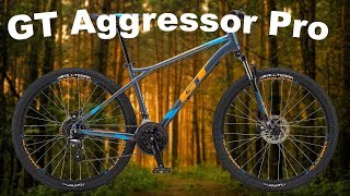 The GT Aggressor Pro Mountain Bike Review And Unboxing 2018 Budget Bike [upl. by Narhem]