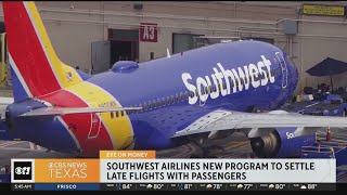 Southwest Airlines launches new program to settle late flights with passengers [upl. by Rella]