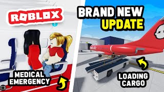 EVERY FEATURE in The NEW UPDATE in Cabin Crew Simulator Roblox [upl. by Maegan]