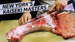 How Two Master Sushi Chefs Brought ‘the Original’ Kaiseki Tasting Menu to New York — Omakase [upl. by Yrgoerg]