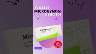 Microgynon SIDE EFFECTS 💊  What is microgynon used for [upl. by Akirea283]