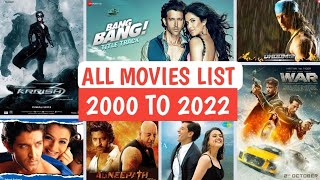 ghapa ghap movies list  hrithik roshan all hit and flop movie list [upl. by Dianne]