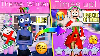 I CANT SEE The TIME For EVERY ROUND In DRESS TO IMPRESS Stressful  ROBLOX Challenge [upl. by Amelina403]