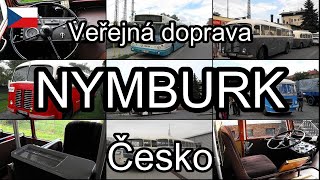 Nymburk Česko Veřejná doprava [upl. by Dlanod]