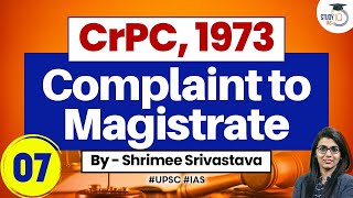 Cognizance and Complaint to Magistrate  Section 190 210  CrPC  Judiciary exams [upl. by Haldane555]