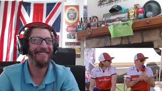 NASCAR Fan Reacts to Kimi Raikkonen Funny Moments [upl. by Shippee]